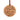 Wooden ornament with engraved scenes and a red ribbon on a white background