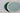 Two ceramic plates with teal and beige glaze on a white background