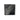 Black soap bar with a design on a white background