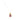 Necklace with a gold pendant featuring a pink gemstone on a white background