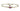 Gold bracelet with a pink Crystal on a white background