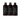 Three bottles of Omega 'The Black Label' organic shampoo, bodywash, and conditioner on a white background.