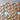 Wooden hearts with colorful ribbons on a gray surface