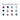 Swarovski birthstone color chart on a white background