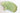 Ginkgo Ceramic shaped dish on a white background