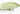 Green ceramic Ginkgo leaf Tray -shaped dish on a white background