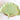 Green ceramic Ginkgo leaf Tray -shaped plate on a white background