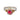 Ring with a red gemstone and gold accents on a white background