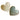 Two ceramic heart-shaped dishes with textured surfaces on a white background