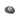 Black stone with a silver heart-shaped charm on a white background