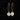 Pearl earrings with gold accents on a black background