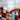 Multicolored wooden block puzzle against a neutral background