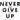 Text 'NEVER GONNA GIVE YOU UP' on a textured white background