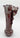 Decorative Handcrafted Porcelain Vase with artistic design on a white background