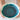 Person holding a ceramic bowl with a blue interior on a white background