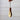 Wooden keychain with a chain on a plain background