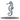Black silhouette Seahorse Metal Wall Art on a white background