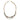 Abalone Necklace with multicolored beads and gold accents on a white background