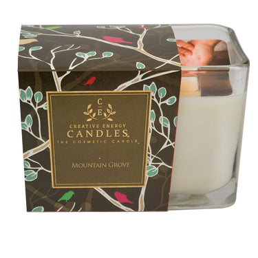 Soy Lotion Candle in a decorative box with 'Creative Energy Candles' branding