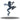 Metal wall art of a frog silhouette on a white background