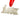 Decorative train ornament with a red ribbon on a white background