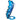 side view of the Blue Butterfly Rocking Chair - Eclectic Treasures