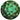 Multicolored inside image Kaleidoscope Stained Glass Black Iridescent with Double Wheel