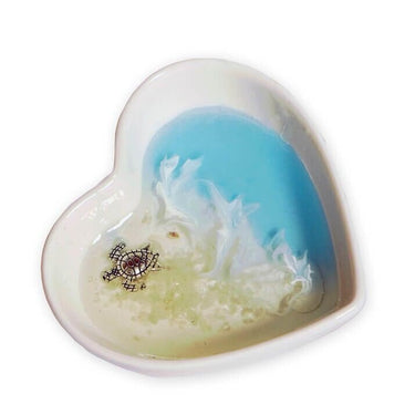 Sea Turtle Ocean Beach Ring Heart Dish - Eclectic Treasures