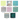 Collection of different textured paint samples labeled with color names.