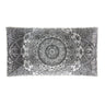 Black and white patterned product on a white background