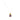 Necklace with a gold pendant featuring a colorful gemstone on a white background