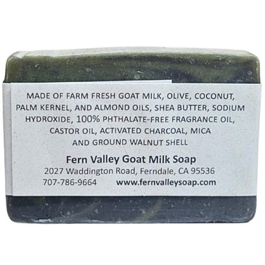 Fern Valley Goat Milk Soap with label on a white background