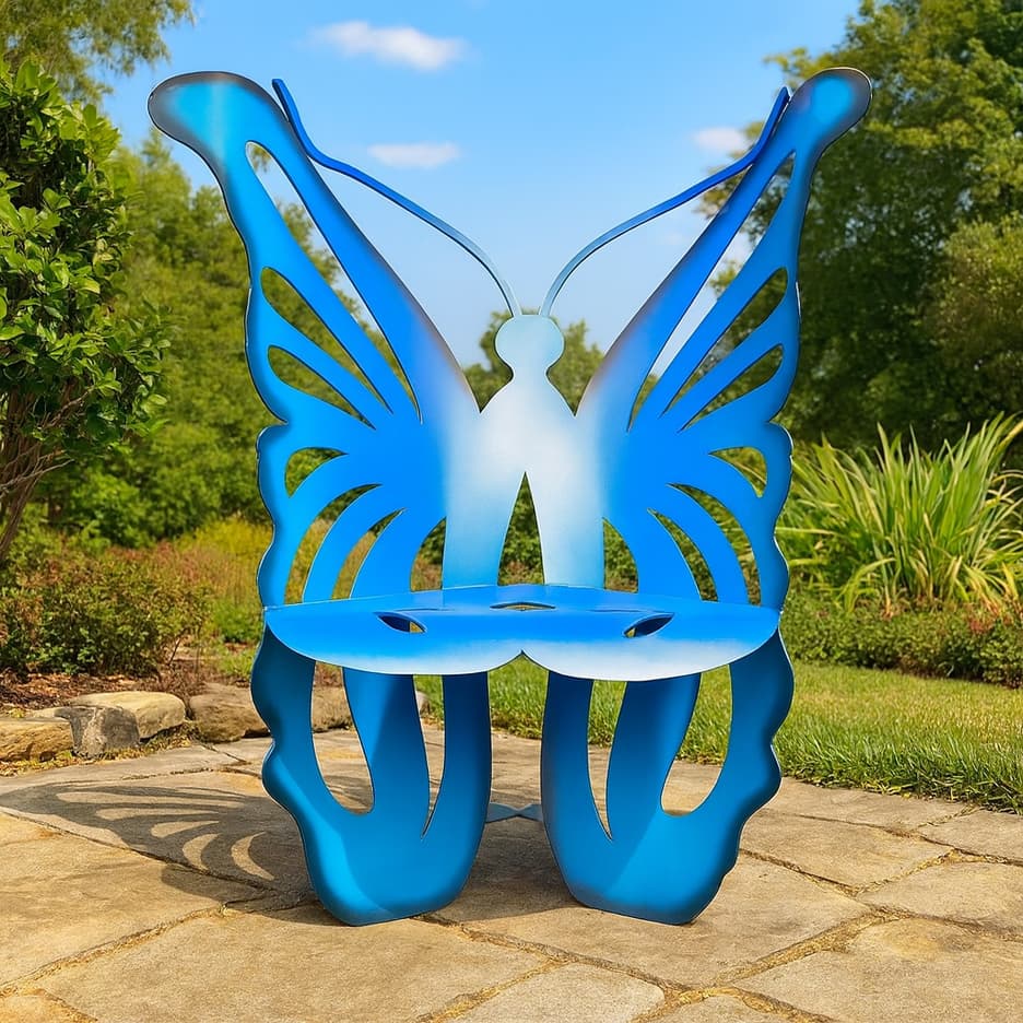 Butterfly Rocking Chair – Outdoor Setting by Cricket Forge – Eclectic ...