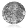 Decorative plate with floral pattern on a white background