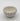 Ceramic bowl with floral decorations on a white background