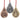 Gnomes 3-Piece Ornament Set (Mixed Metal)