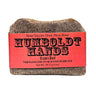 Bar of Humboldt Hands goat milk hand cleaner for grease and grime on a white background