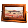 Tabletop Large Moving Sand Picture in Alder Wood Frame - Eclectic Treasures