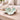 Large Handcrafted Low Tide Beach Porcelain Bowl decorative piece on a wooden coffee table with a living room background
