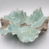 Ceramic Handcrafted Low Tide Beach Porcelain Bowl with textured surface on a white background