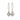 Pair of pearl earrings on a white background