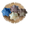 Four Mini Blossom Stoneware Handmade Bowl