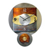 Orbit Pendulum Wall Clock by Leonie Lacouette on with background