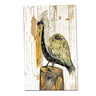 Pelican Sea Glass Hand Painted Wall Art on Distressed Wood Wall Art Salty Signs Designs Eclectic Treasures