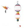 Hummingbird Feeder Rainbow-strips on white background