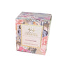 Rose of Sharon Soy Lotion Candle in a Floral-patterned candle box with 'Creative Energy Candles' branding on a white background