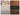 Wooden table with puzzle design and six wood stain color options displayed.