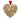 Seasons of Love- Winter Floral Heart Ornament (Bronze)