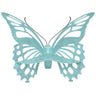 Cricket Forge butterfly garden bench handcrafted from steel with Verdi finish on a white background