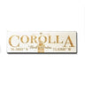 Corolla NC Coordinates Plaque Papier Blanc - Eclectic Treasures